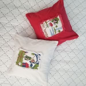 Vintage Pottery Barn accent pillows